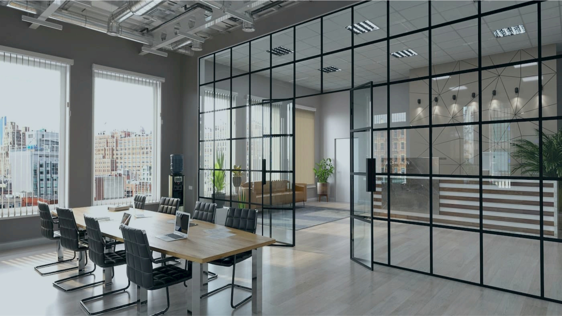 СКЛЯНІ ПЕРЕГОРОДКИ В ОФІС