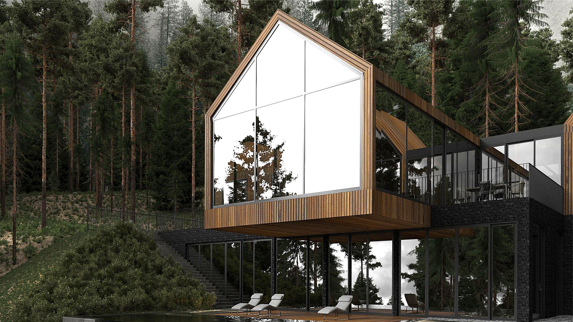 ЕФЕКТНА ТРЕНДОВА ТЕНДЕНЦІЯ СКЛІННЯ ФАСАДІВ