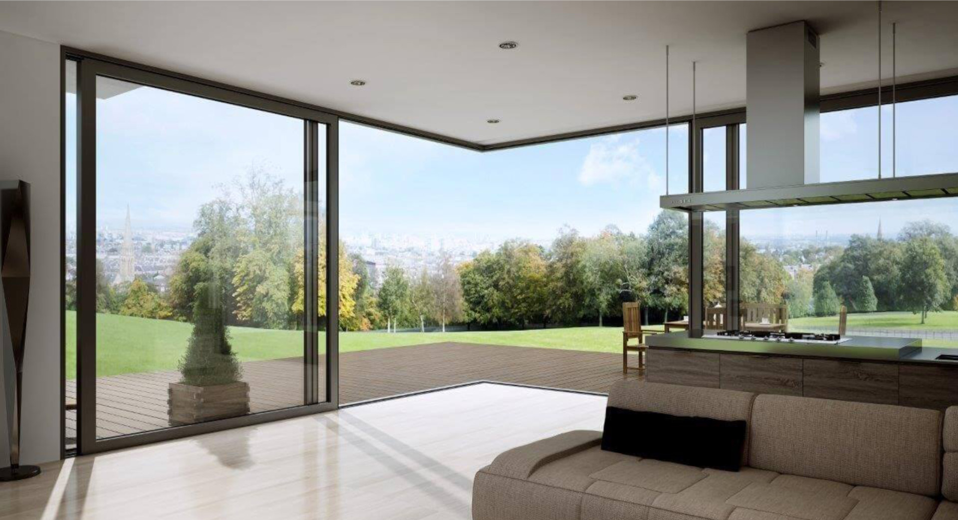 СТВОРЮЄМО ВЕЛИЧЕЗНІ ВІДКРИТІ ПРОСТОРИ <br> ДЛЯ ОТРИМАННЯ МАКСИМАЛЬНОГО КОМФОРТУ